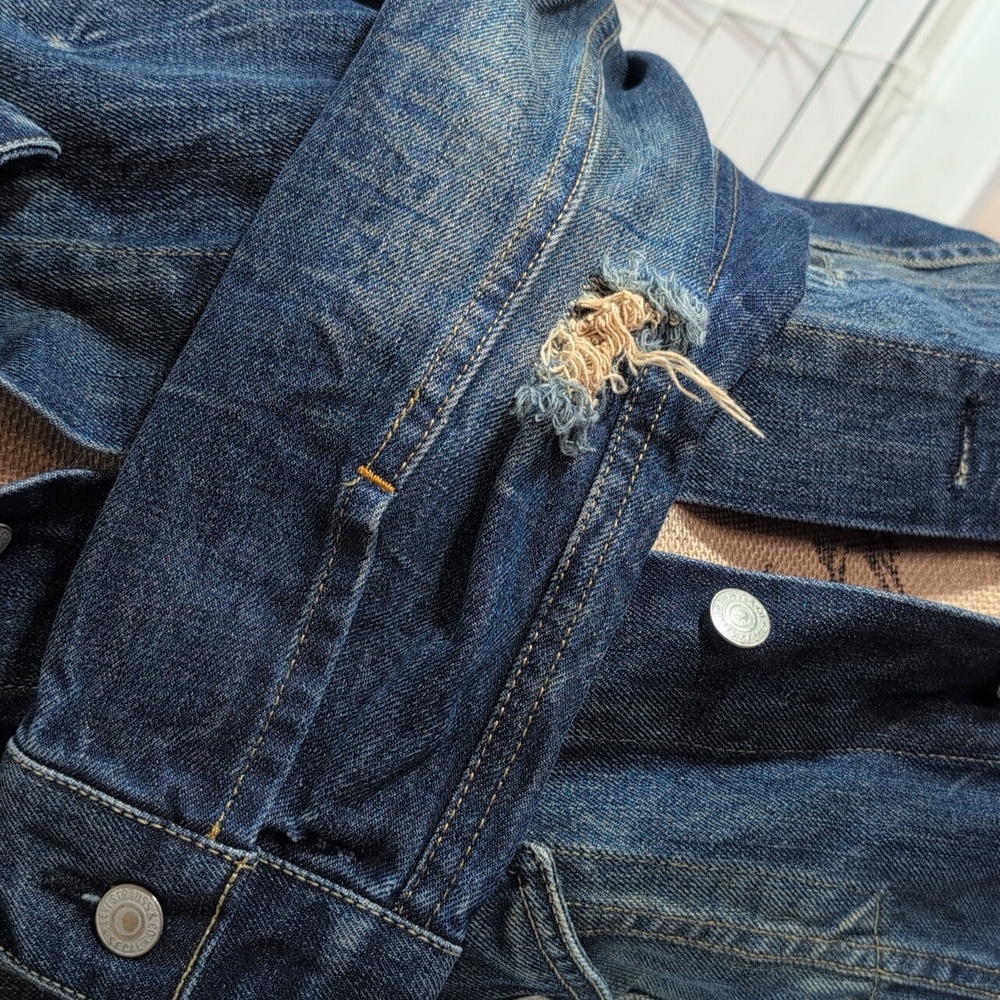 Levi's Trucker Jean Jacket Size M - Picture 5 of 12